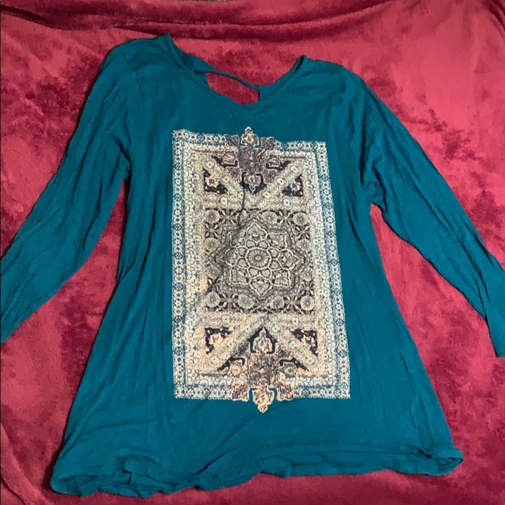 Lucky Brand Plus Size Lightweight Long Sleeve